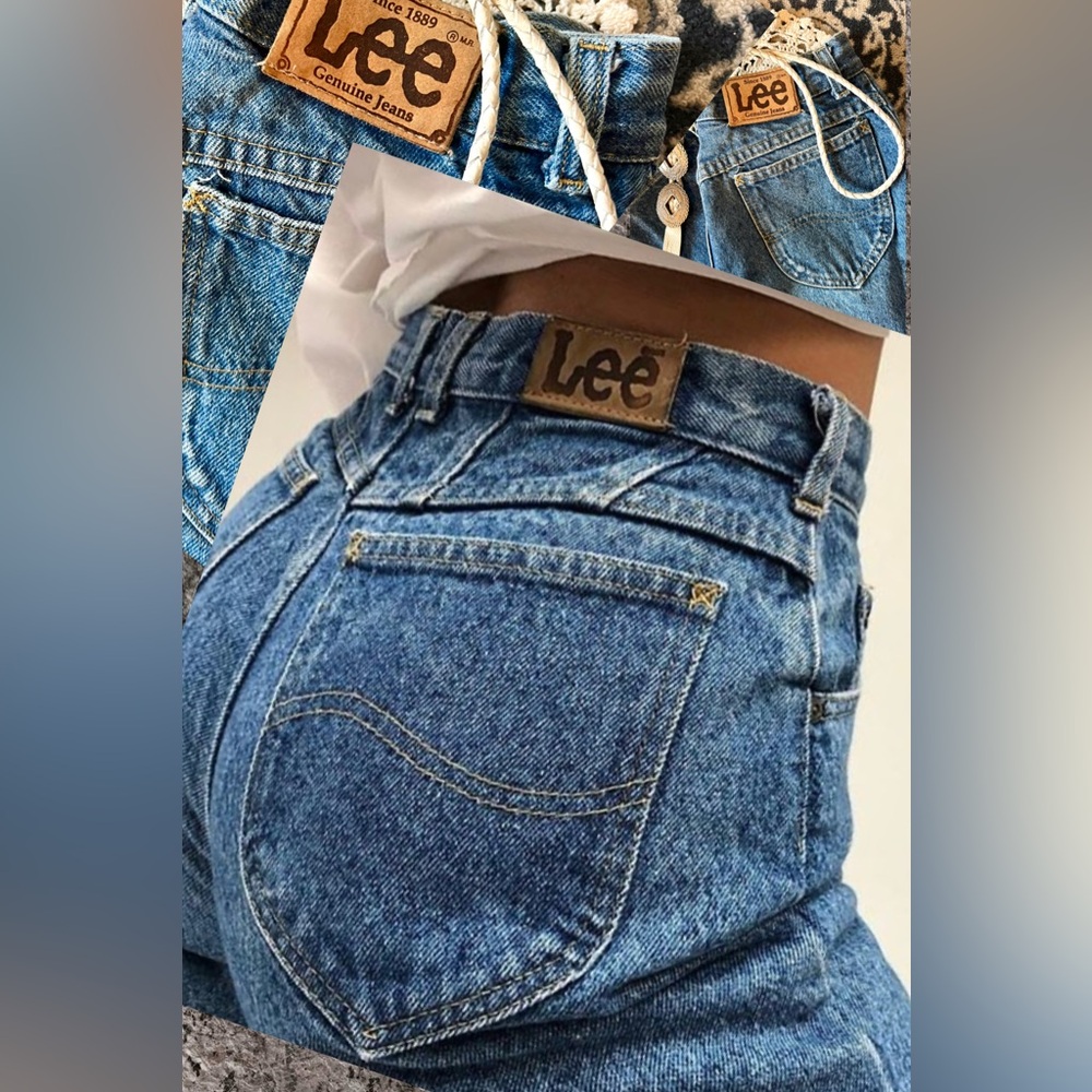Vintage 1980’s Lee Classic Wash Denim “Mom Jeans” 30x32